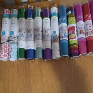 Lot Of Cricut Rolls